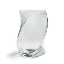 86006_PIET HEIN TWISTER-vase 24 cm – CLEAR ( 1 layer of glass )