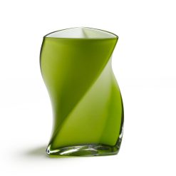 86601_PIET HEIN TWISTER-vase 16 cm – LIME ( 3 layers of glass )