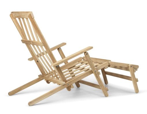 Carl Hansen & Søn - BM5565 Outdoor Deck chair with footrest - Image 7