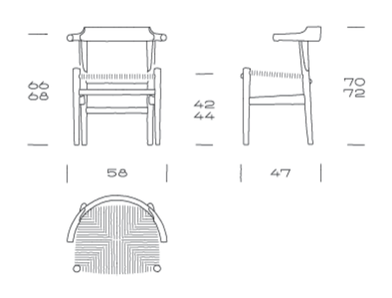 PP Møbler - pp68 Stuhl