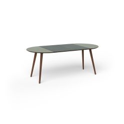 viacph-eat-dining-table-round-o90cm-ext-2-wood-oak-smoked-top-lin-olive-4184-plate1-lin-conifergreen-4174-plate2-lin-conifergreen-4174-0