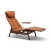 AV Egoist Chaise Lounge by Arne Vodder 1951_Cognac_Smoked oak_with cushion
