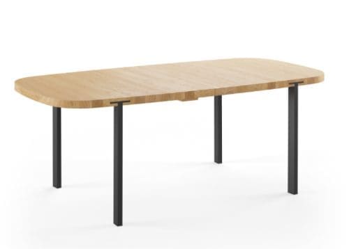 GM2122 Super Ellipse Dining Table  ash