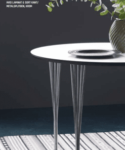 symphony dining table with metal legs