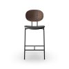 Piet Hein Stol Bar 65 Walnut Solid Black 40564 Front 1