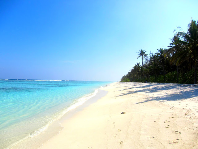 Hulhumale strand Maldivene