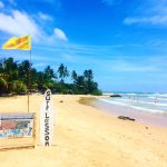 Hikkaduwa beste stranda på Sri Lanka