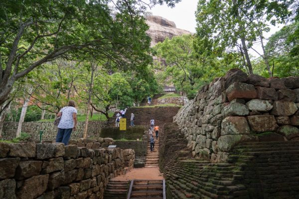 Løvehodet Sigiriya på Sri Lanka