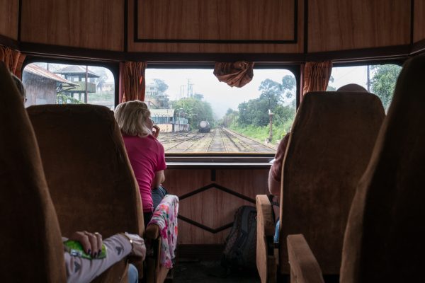 Tog i høylandet Sri Lanka