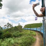 Tog i høylandet Sri Lanka