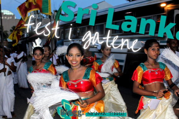 festival i gatene på Sri Lanka