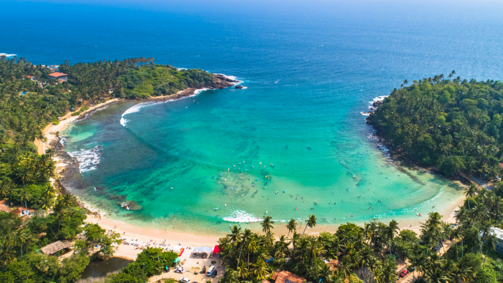 Beste stranda Sri Lanka Hiriketiya