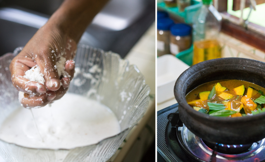 sri lanka mat rice and curry