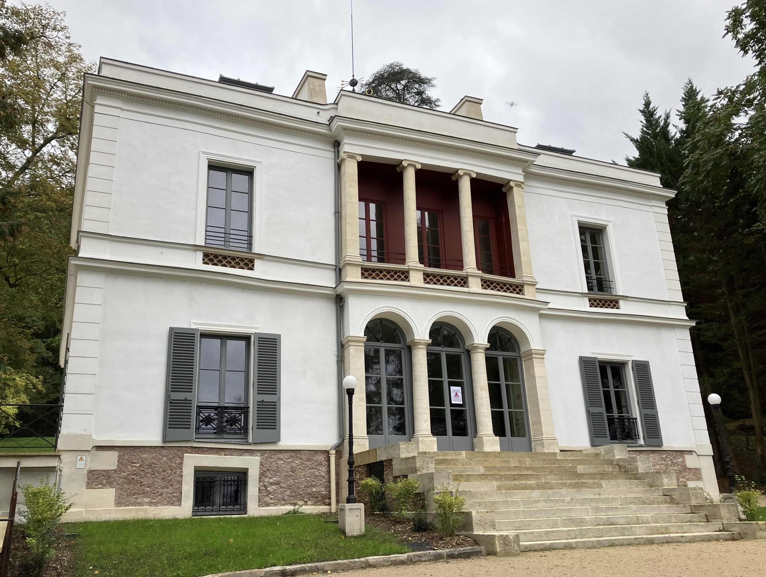 De villa van Pauline Viardot in Bougival. © vja