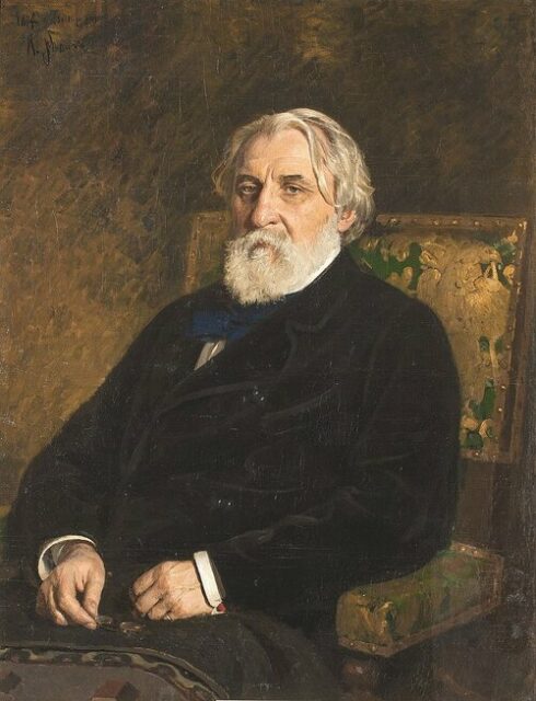 Ivan Toergenjev, geportretteerd door Ilja Repin (1874).