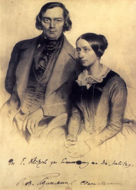 Robert en Clara Schumann.