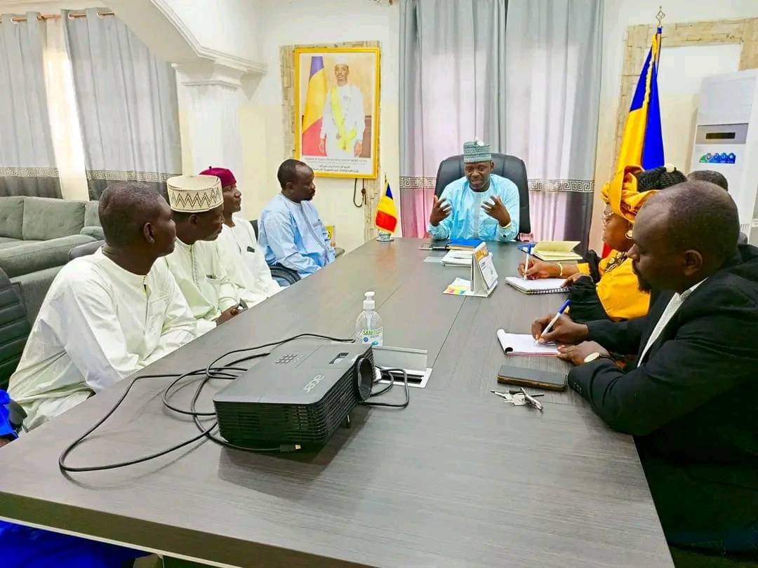Tchad : le Ministre de la formation professionnelle échange avec les responsables des garages de champ de fil