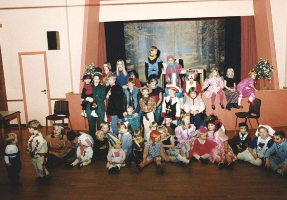 Fastelavnsfest i Nørre Søby Forsamlingshus  13. februar 1994