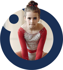 Student taking part in gymnastics at Nün Academy International School