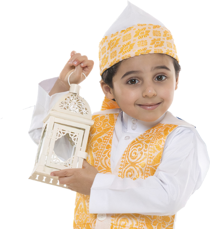 Lower primary student dressed in cultural attire