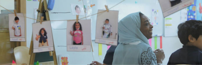 Classroom activities at Nün Academy International School