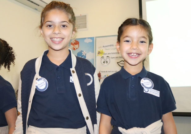 Student councillors at Nün Academy International School