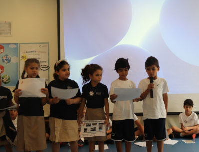 Student councillors at Nün Academy International School