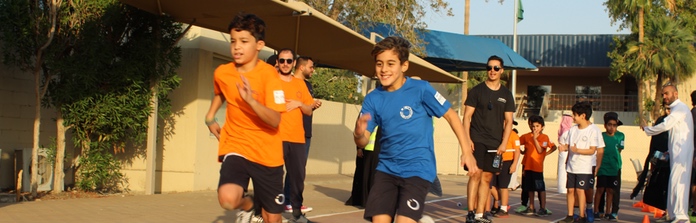 Students taking part in the sports programme at Nün Academy International School