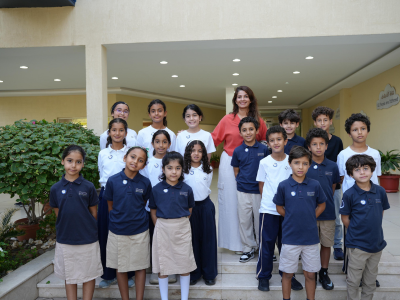 Nün Academy International School students
