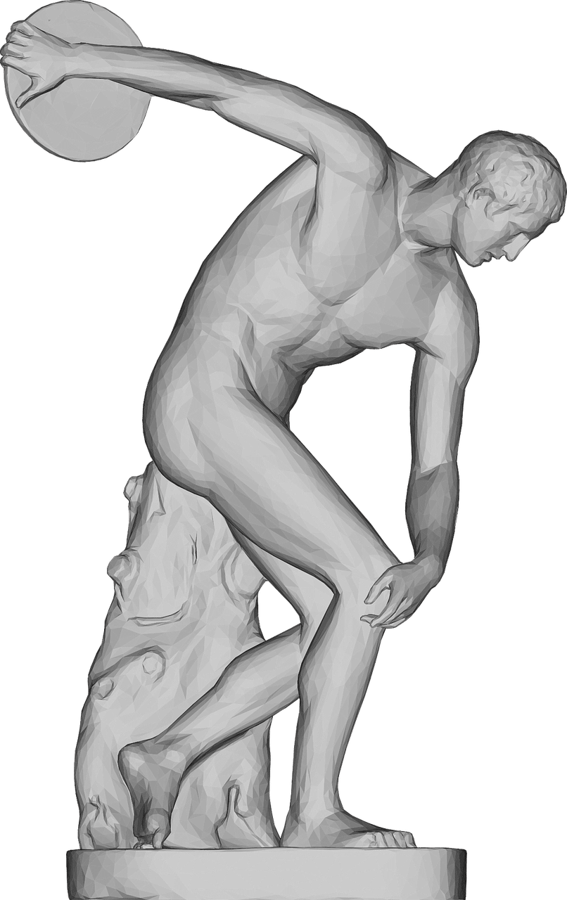 https://pixabay.com/vectors/discobolus-statue-greek-myron-6274798/