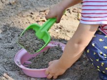 Child Small Child Sand Play