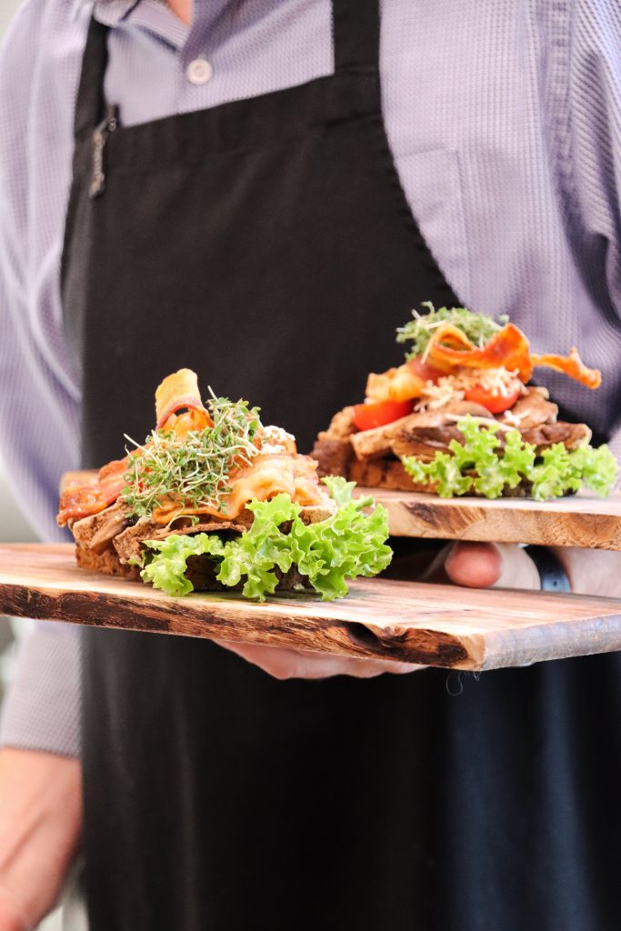 frisk smørrebrød hos Ochmanns