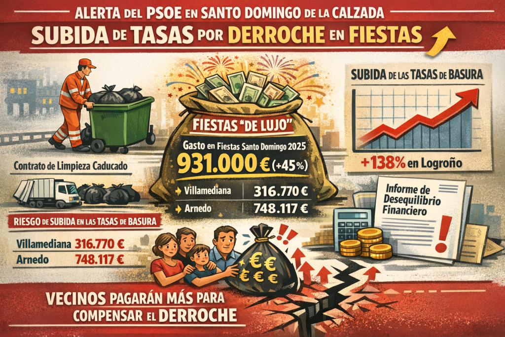 El PSOE alerta de una subida de tasas en Santo Domingo de la Calzada ...