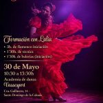 Santo Domingo de la Calzada acogerá el 30 de mayo una masterclass de iniciación al flamenco con la bailaora Lalia