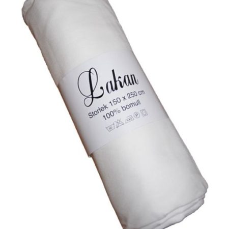 Bomullslakan 150x250cm