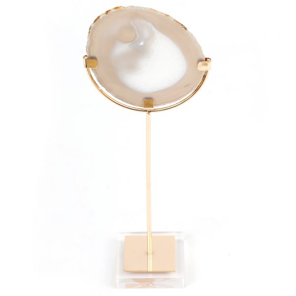 Agate Decoration On Acrylic Stand