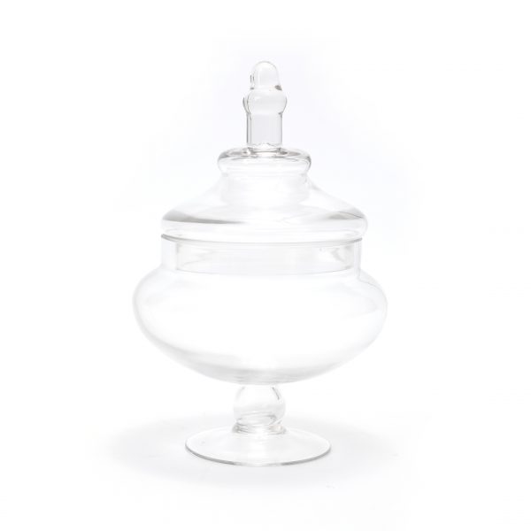 Clear Glass Jar with lid