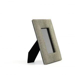 Leather Shagreen Photo Frame