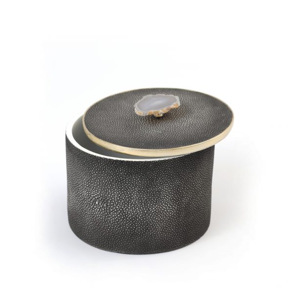 Agate & Shagreen Box