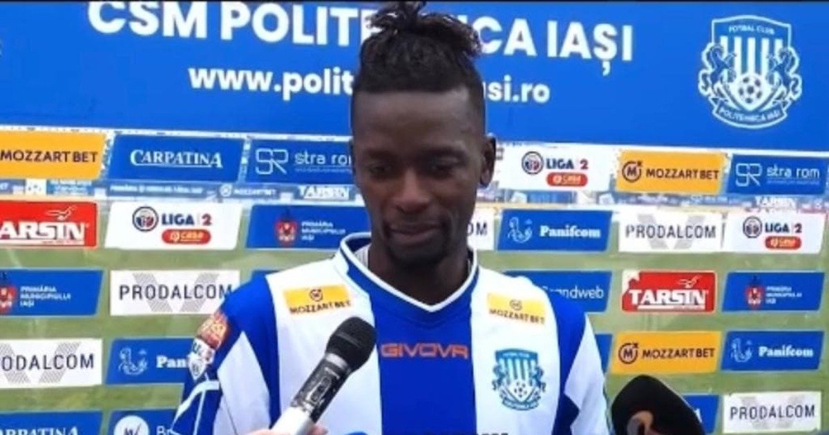 John Kamara heads Politehnica Iasi to a 1-0 over Braila