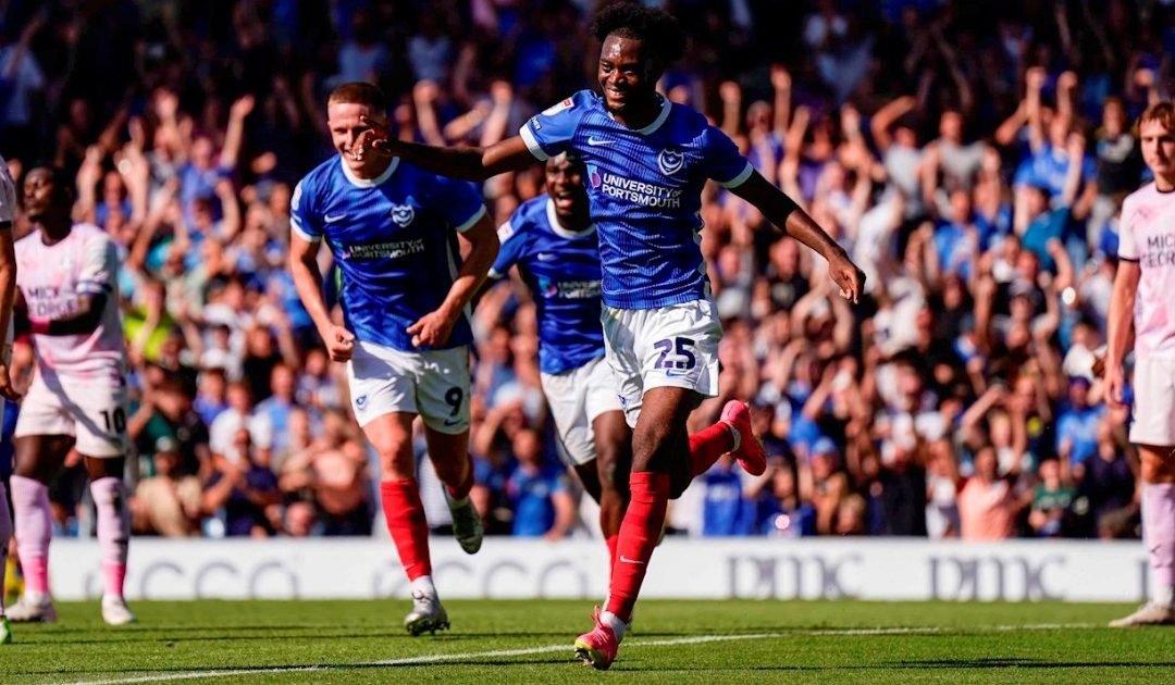 Abu Kamara nets first Portsmouth’s League One goal