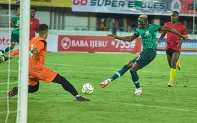 Nigeria thrash Sao Tome to wrap up qualifiers on high