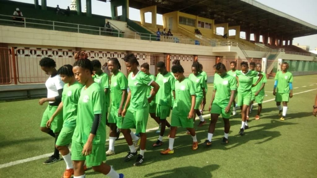 Sierra Leone U20 women's team in Senegal