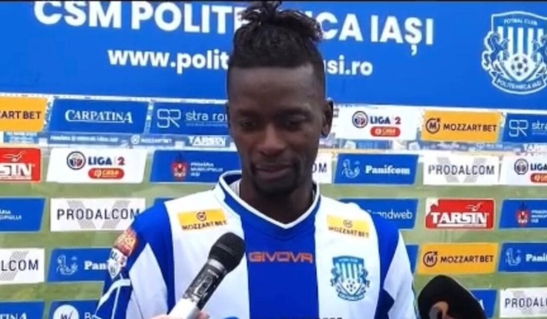 John Kamara heads Politehnica to a 1-0 win over Braila