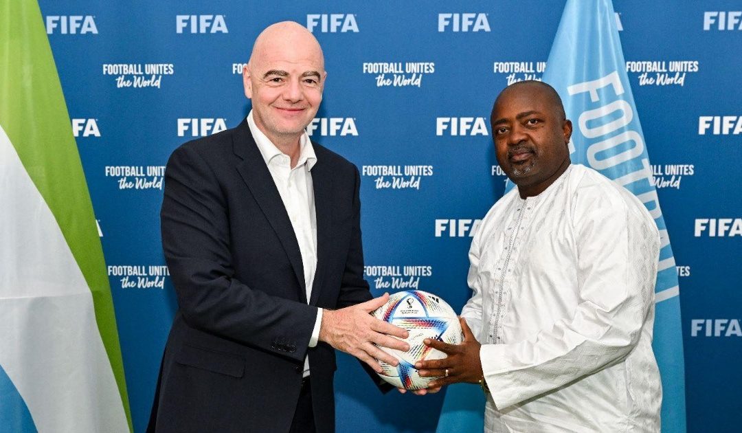 Women’s football on agenda as Infantino meets SLFA boss Brima