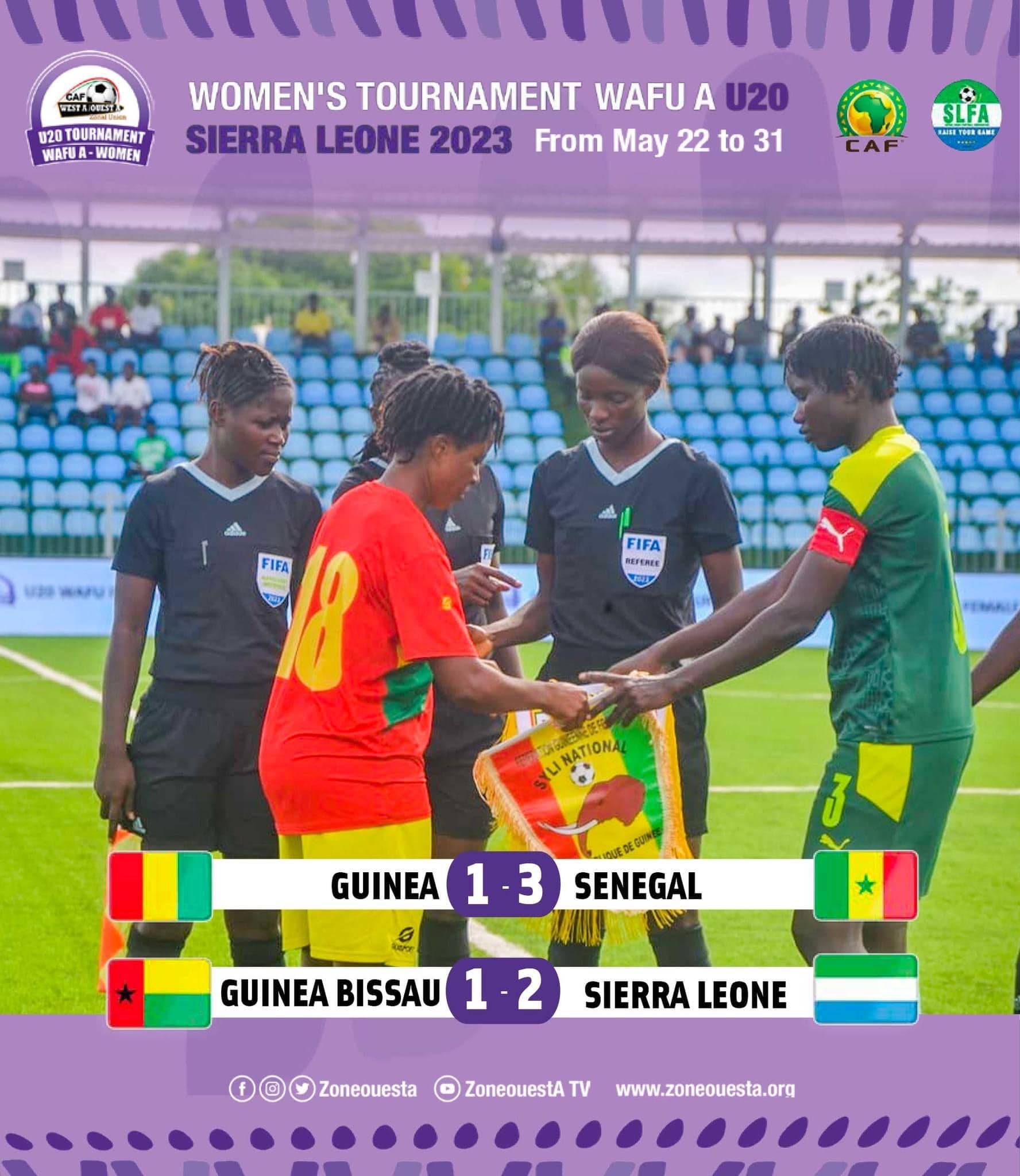 Host Sierra Leone beat Guinea-Bissau in Wafu U20 Women's Cup