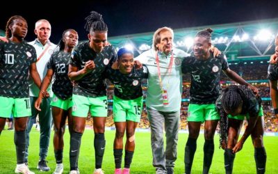 Nigeria stun co-hosts Australia to top Group B