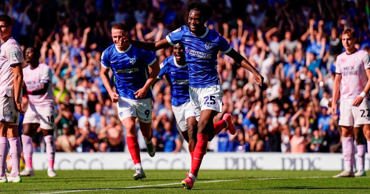 Abu Kamara nets first Portsmouth's League One goal