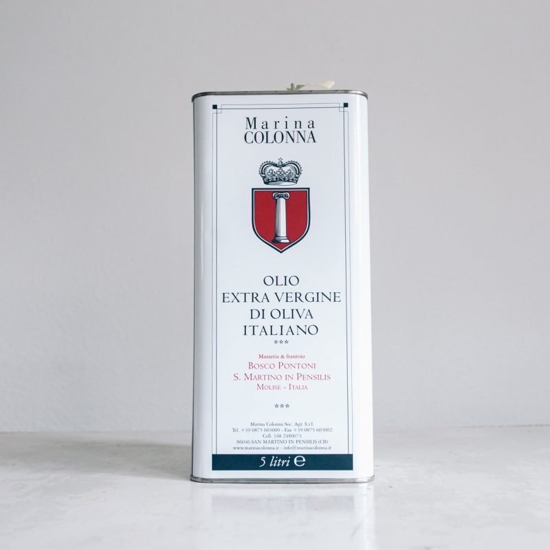 5 liter blik olijfolie uit de Molise (Marina Colonna)