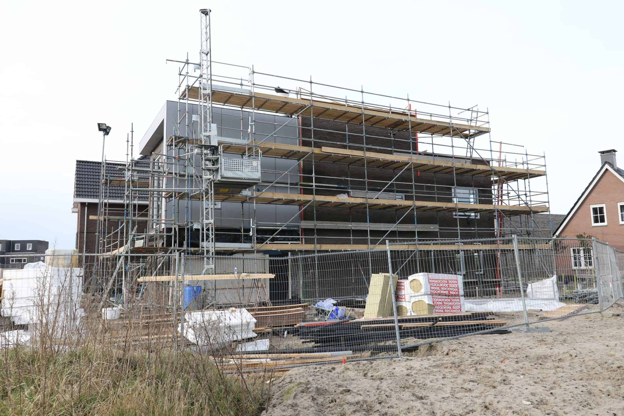 Vrijstaande villa in aanbouw Almere Poort | Olof Architects
